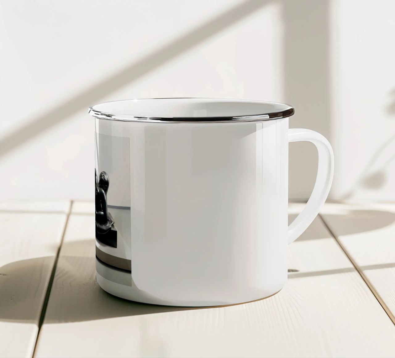 "Figura reclinata" di Fernando Botero tazza in smalto da Classic Art Prints