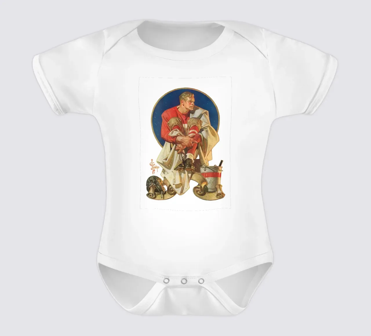 JCL 013 babyrompertje korte mouwen van JC Leyendecker