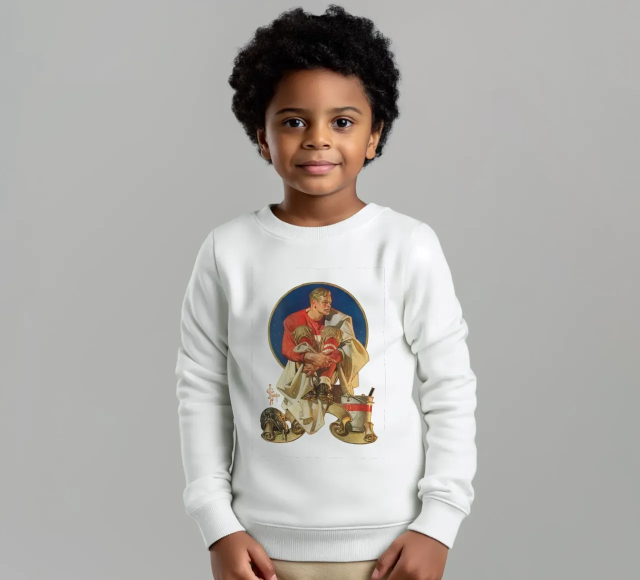 JCL 013 felpa bambino da JC Leyendecker