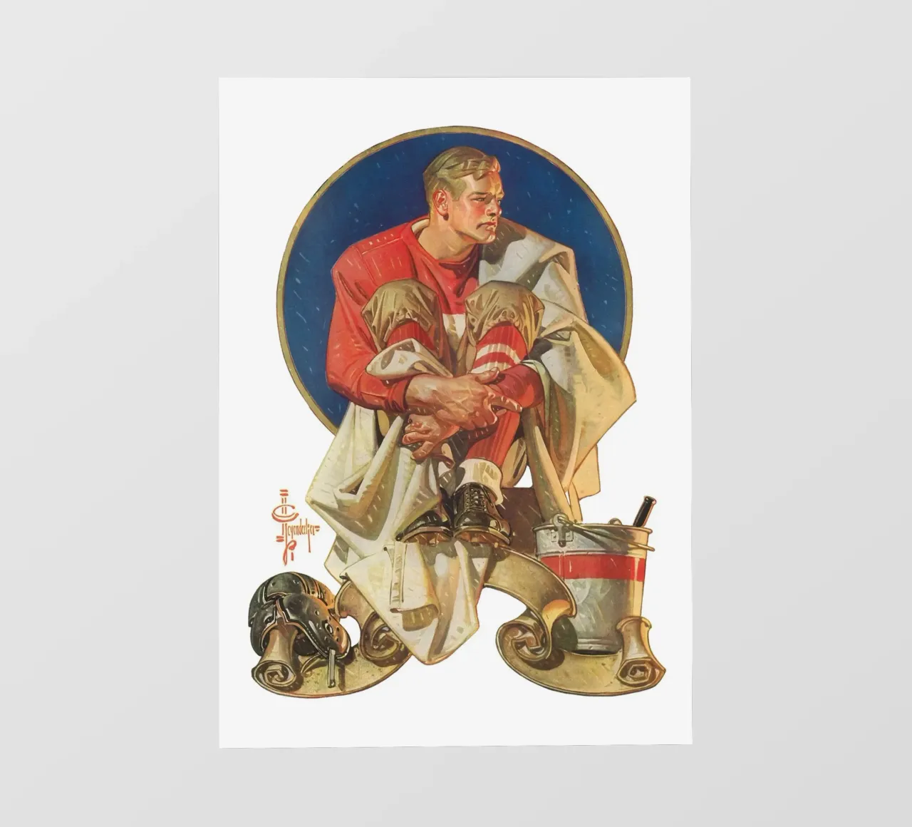 JCL 013 telo in pvc da JC Leyendecker