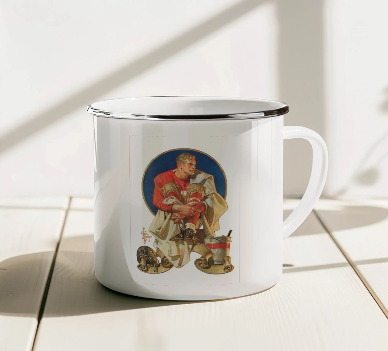JCL 013 tazza in smalto da JC Leyendecker