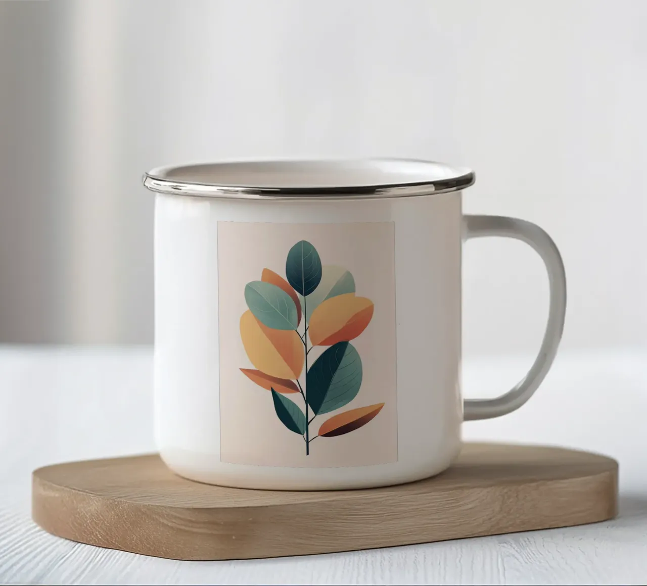 Arte da parete di Imagine tazza in smalto da Imagine