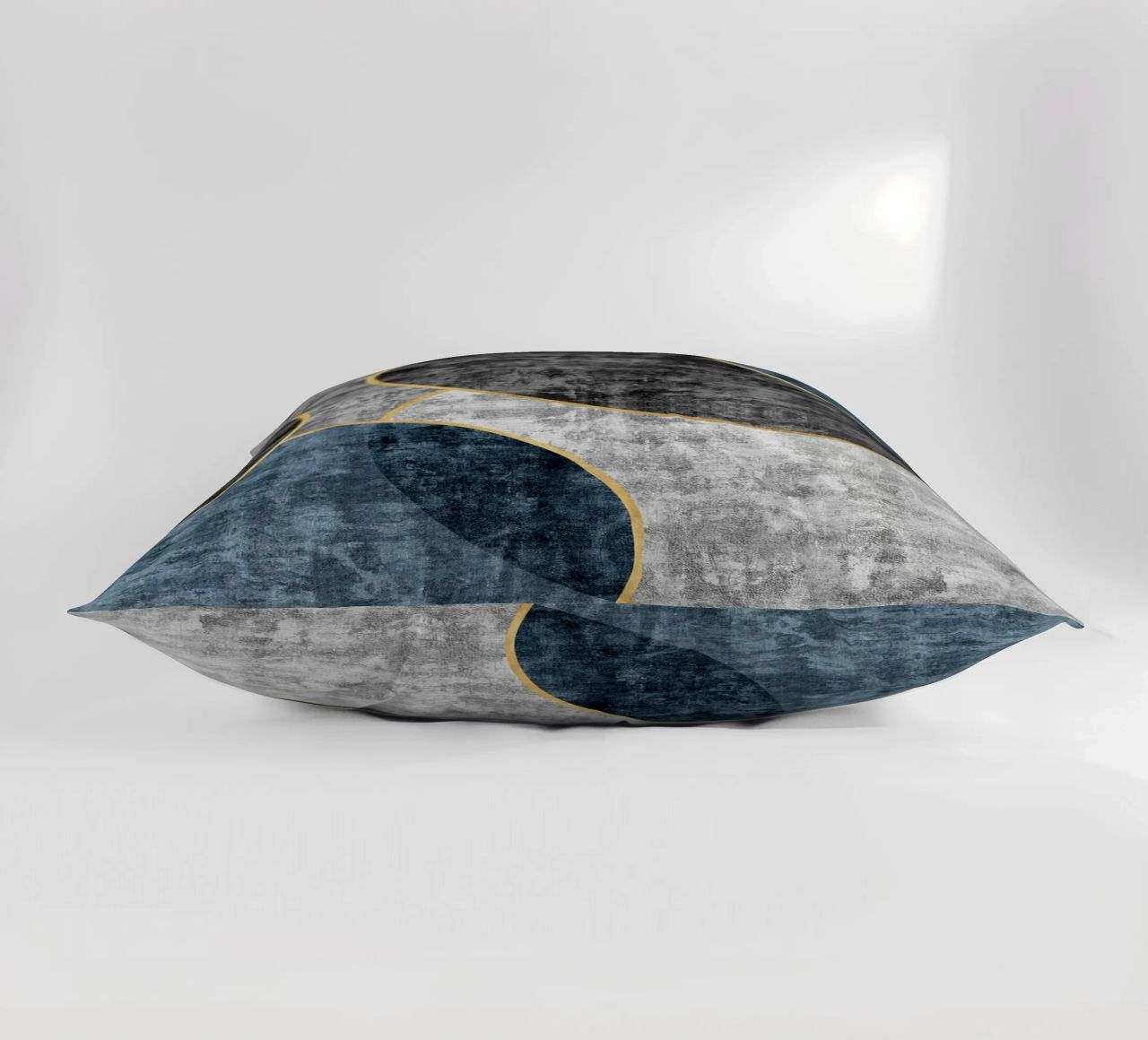 abstract art circles textures cuscino da vintageshop