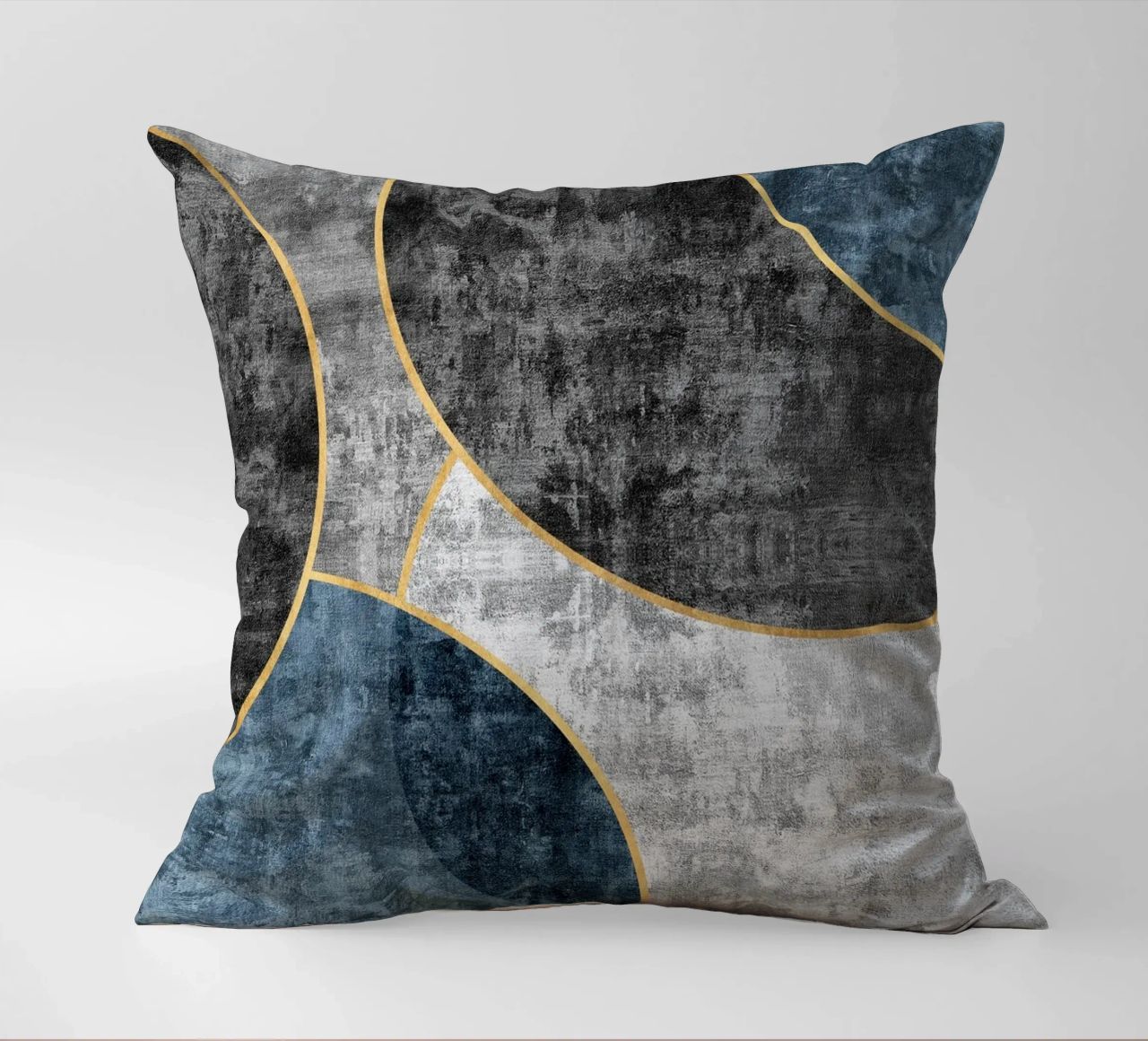 abstract art circles textures cuscino da vintageshop
