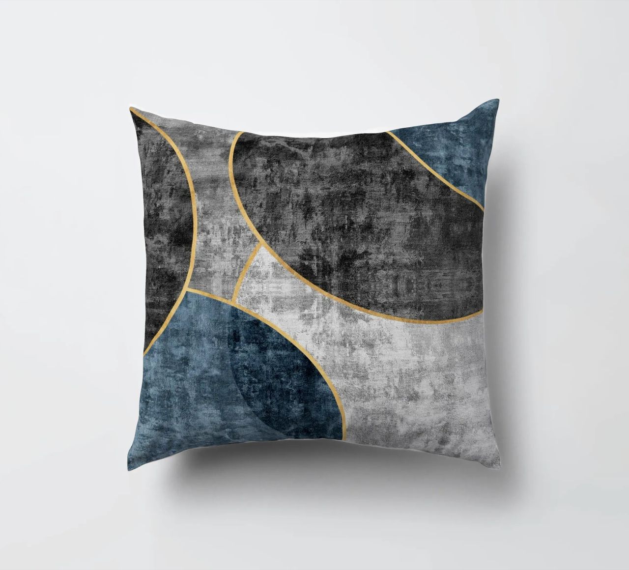 abstract art circles textures cuscino da vintageshop