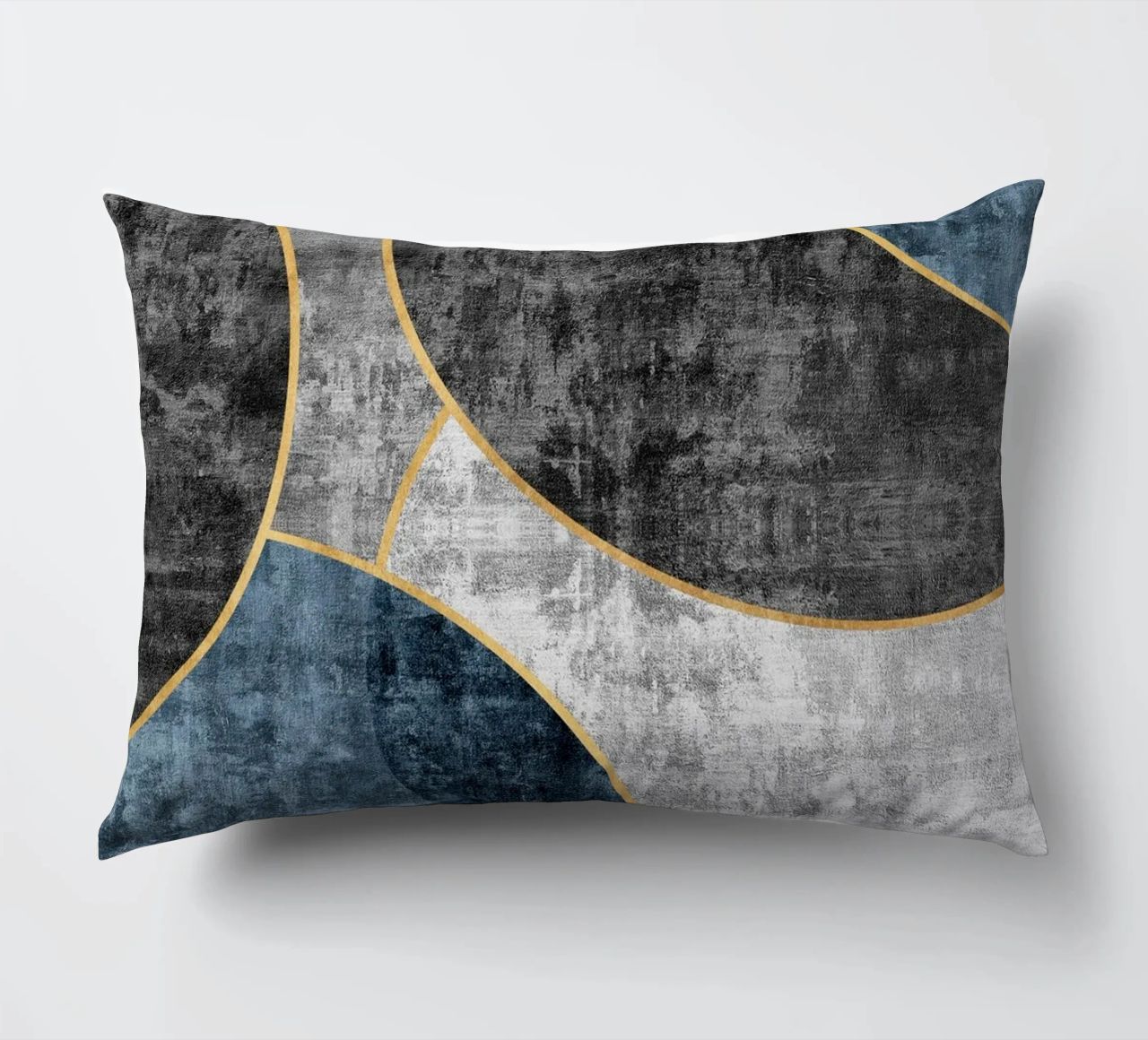 abstract art circles textures cuscino da vintageshop