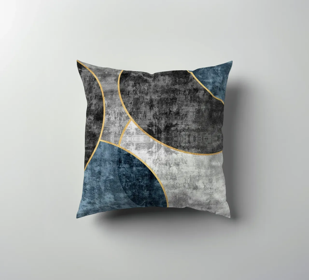 abstract art circles textures decorative cushion by vintageshop