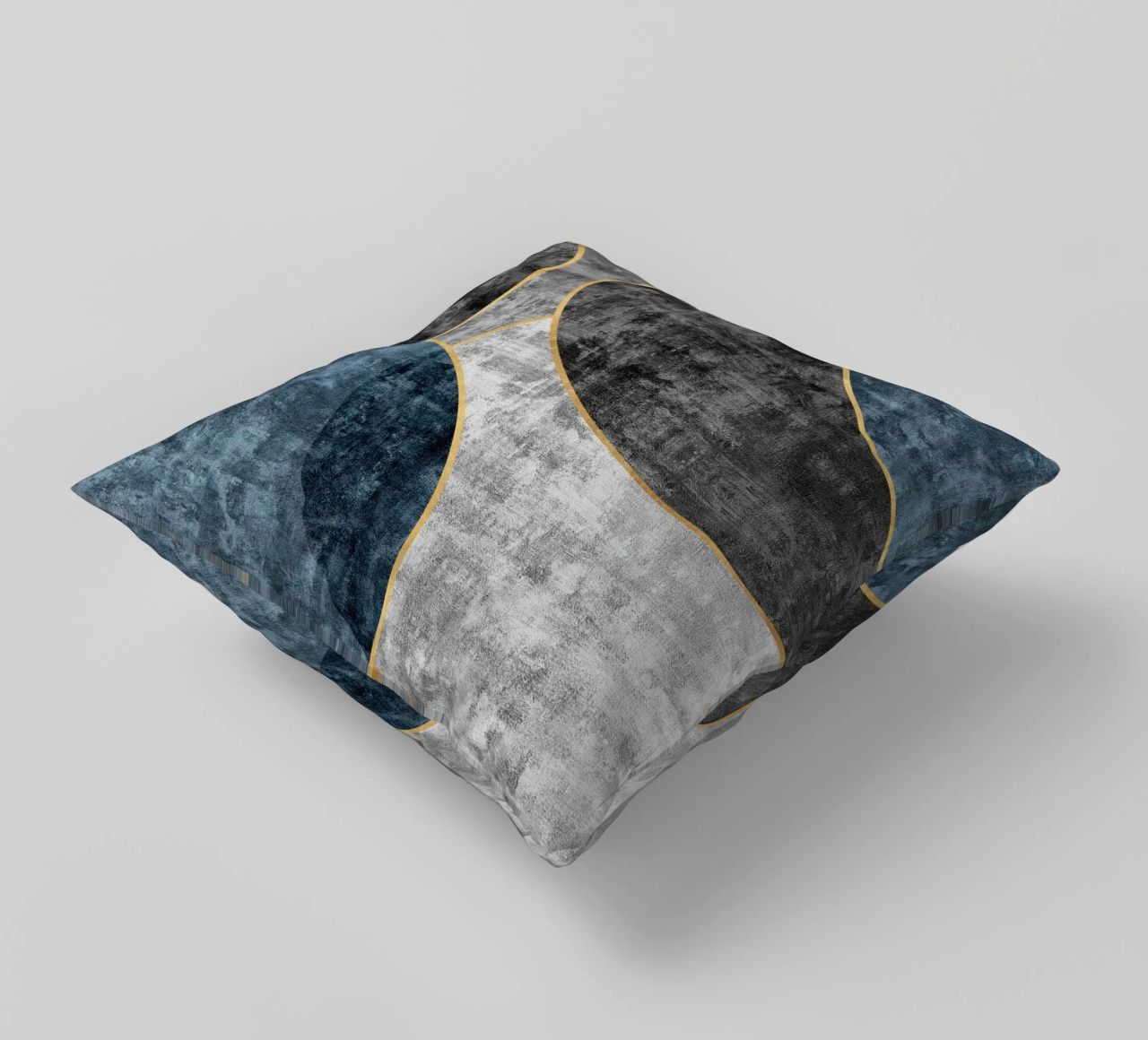 abstract art circles textures cuscino da vintageshop