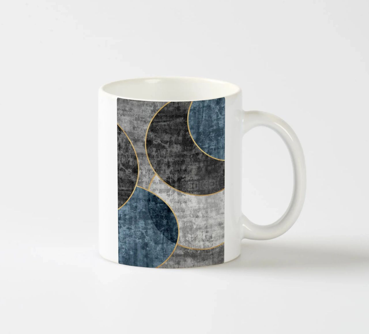 abstract art circles textures tazza in ceramica da vintageshop
