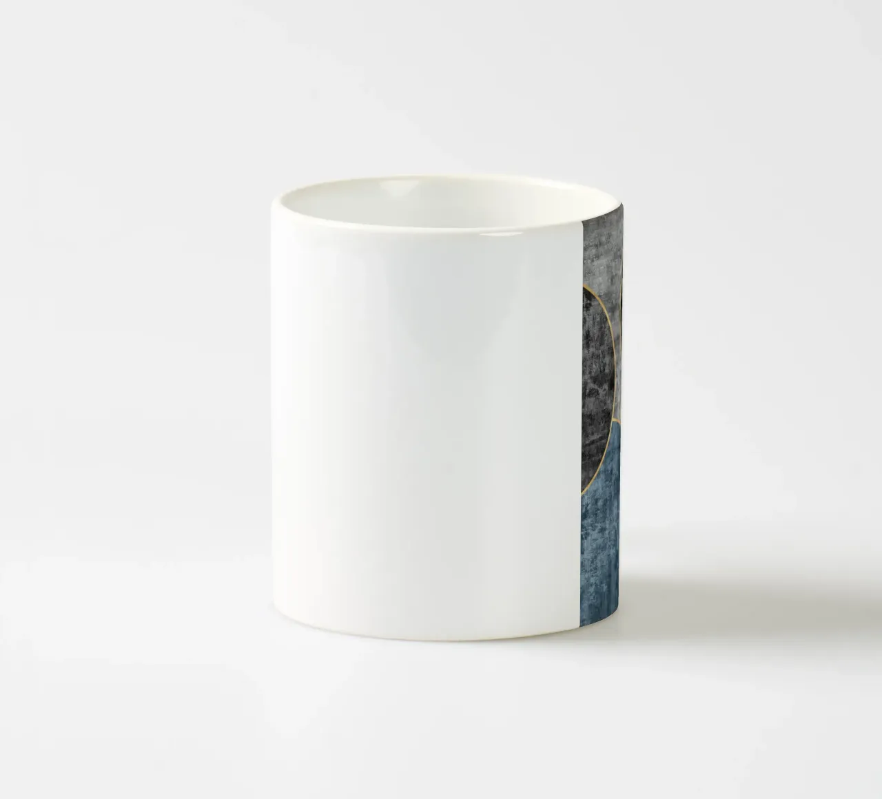abstract art circles textures mug en céramique de vintageshop