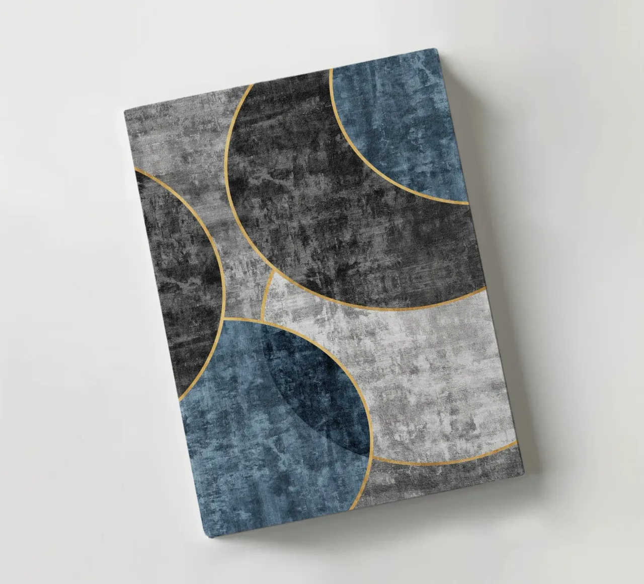 abstract art circles textures notebook by vintageshop