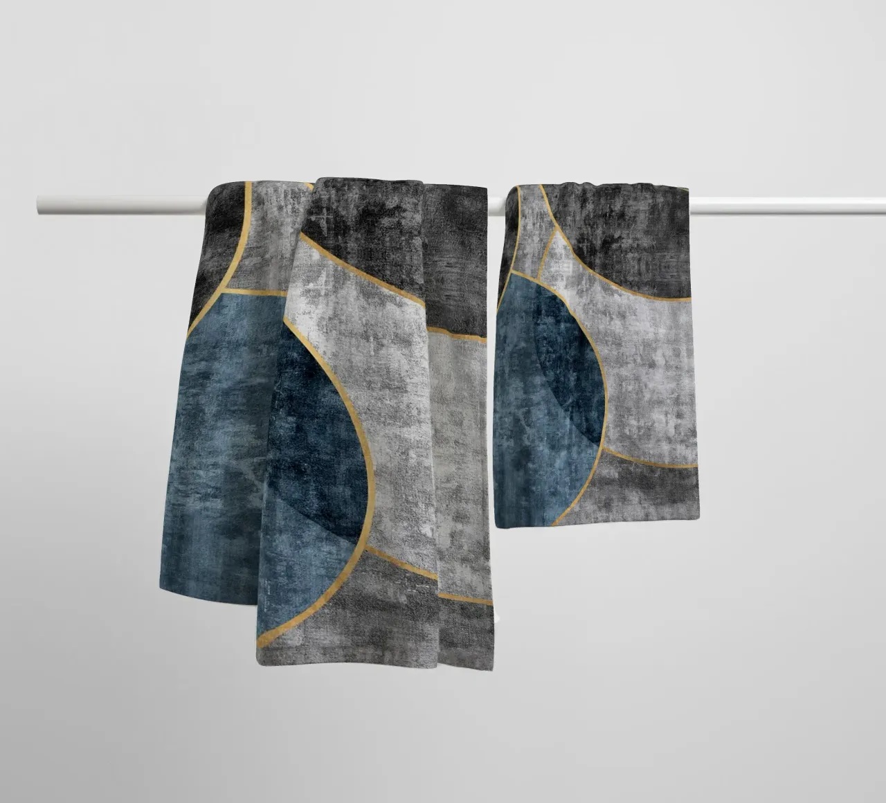 abstract art circles textures asciugamano da bagno da vintageshop