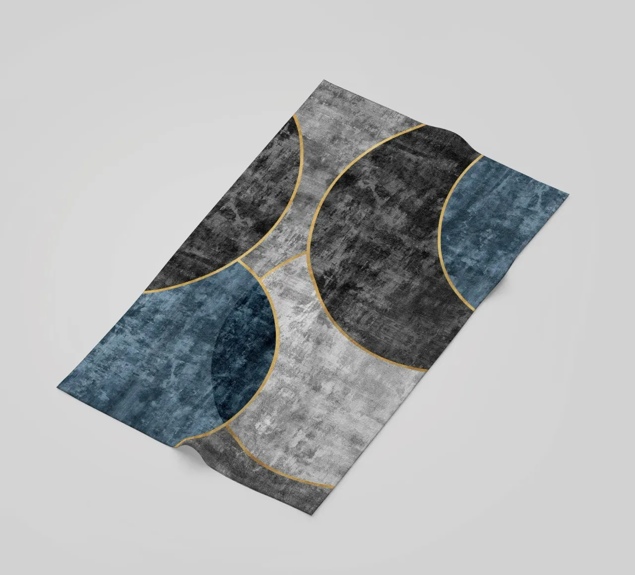 abstract art circles textures beach towel by vintageshop
