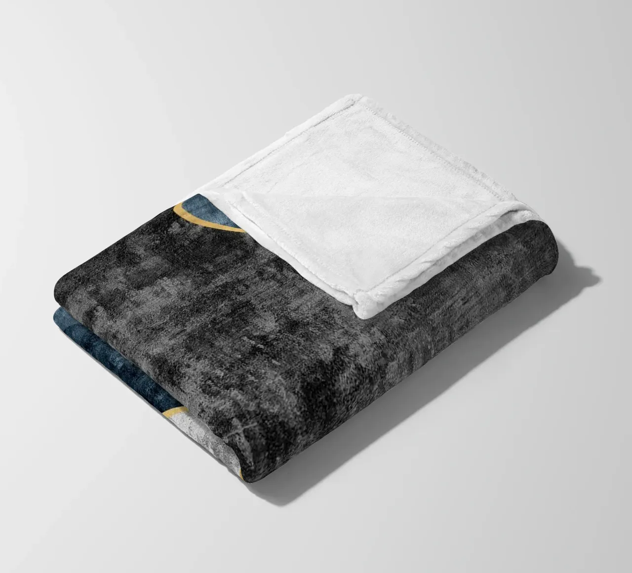 abstract art circles textures coperta in pile da vintageshop