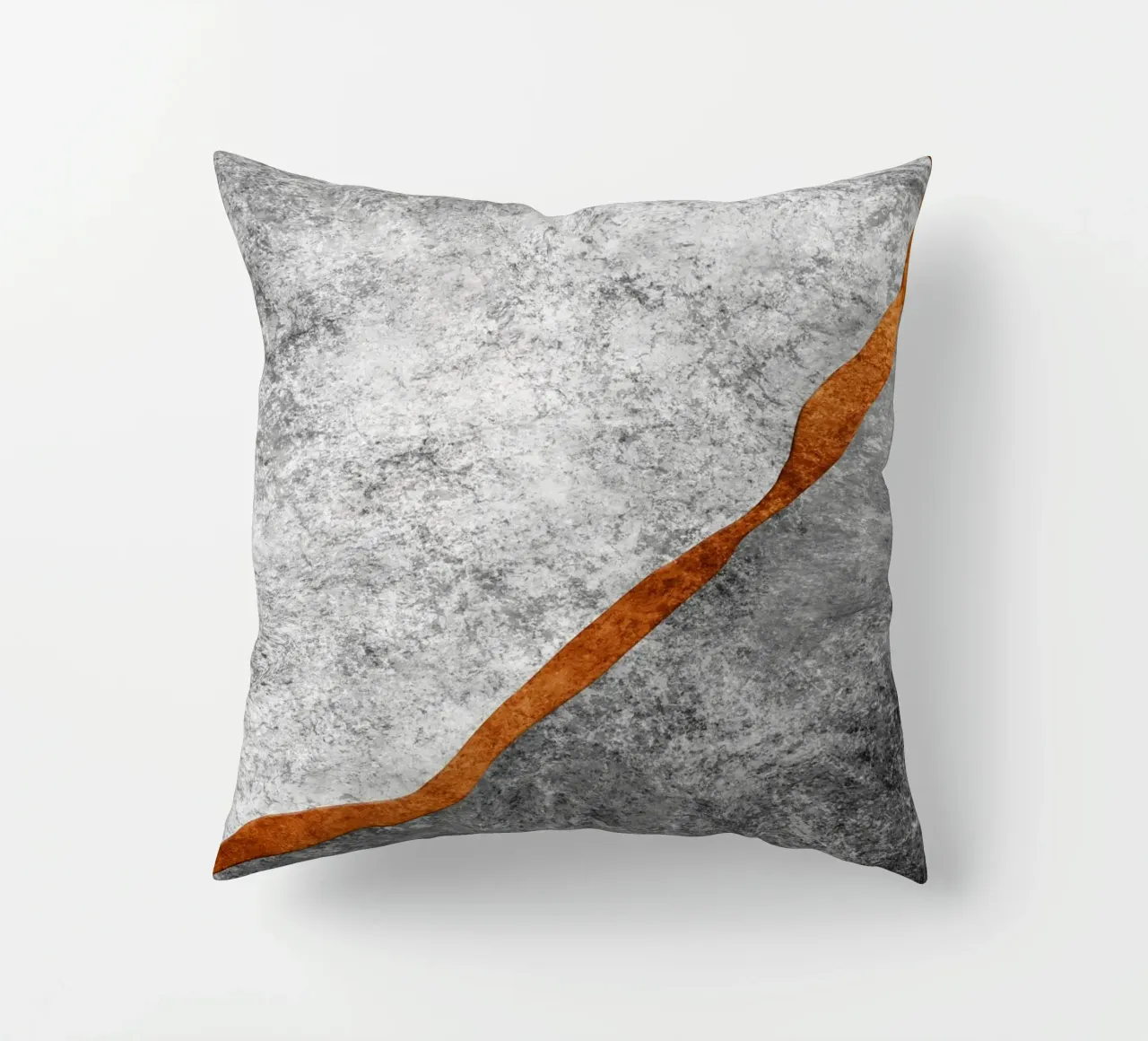 abstract art texture gray cutouts cuscino da vintageshop