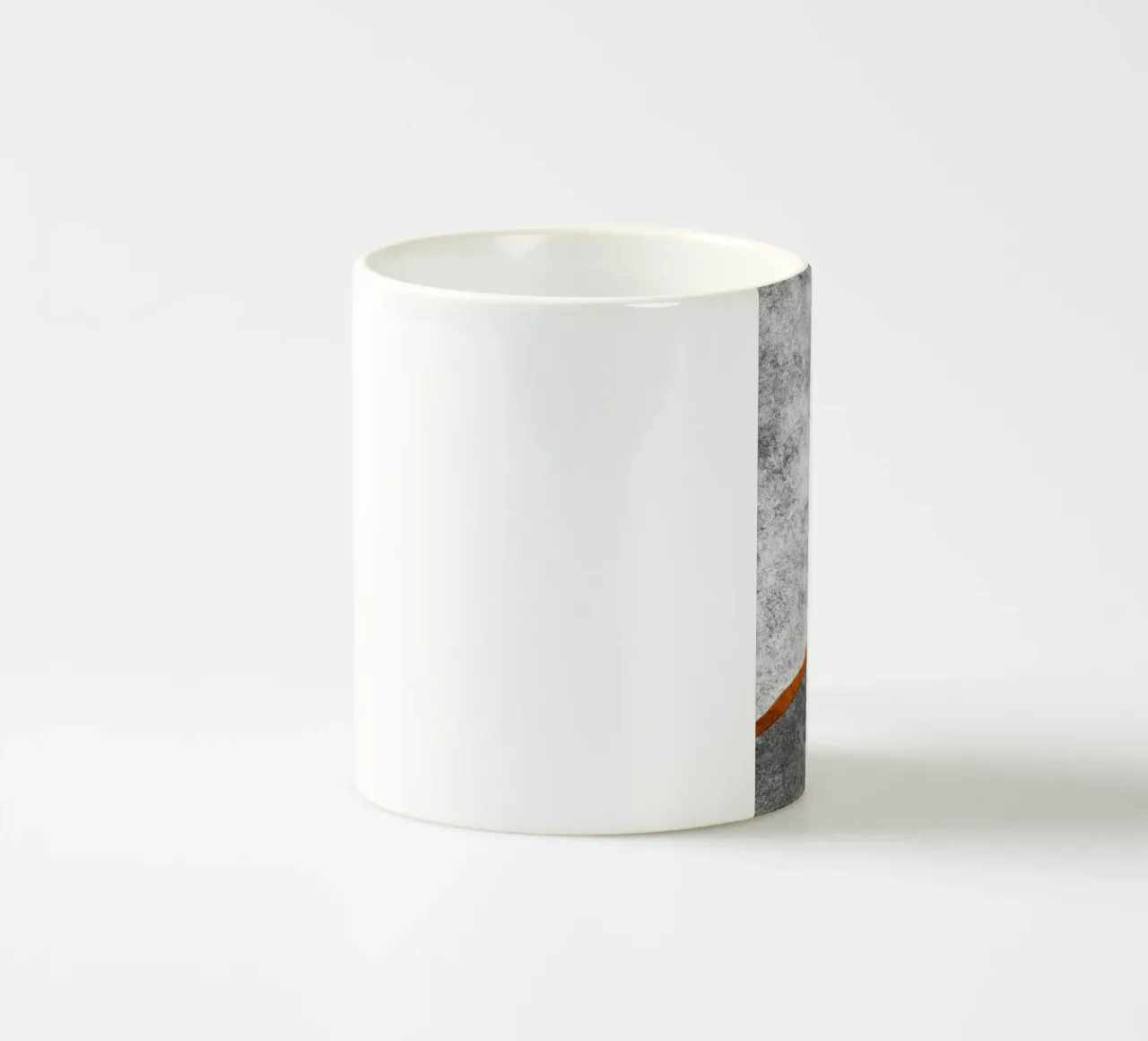 abstract art texture gray cutouts tazza in ceramica da vintageshop