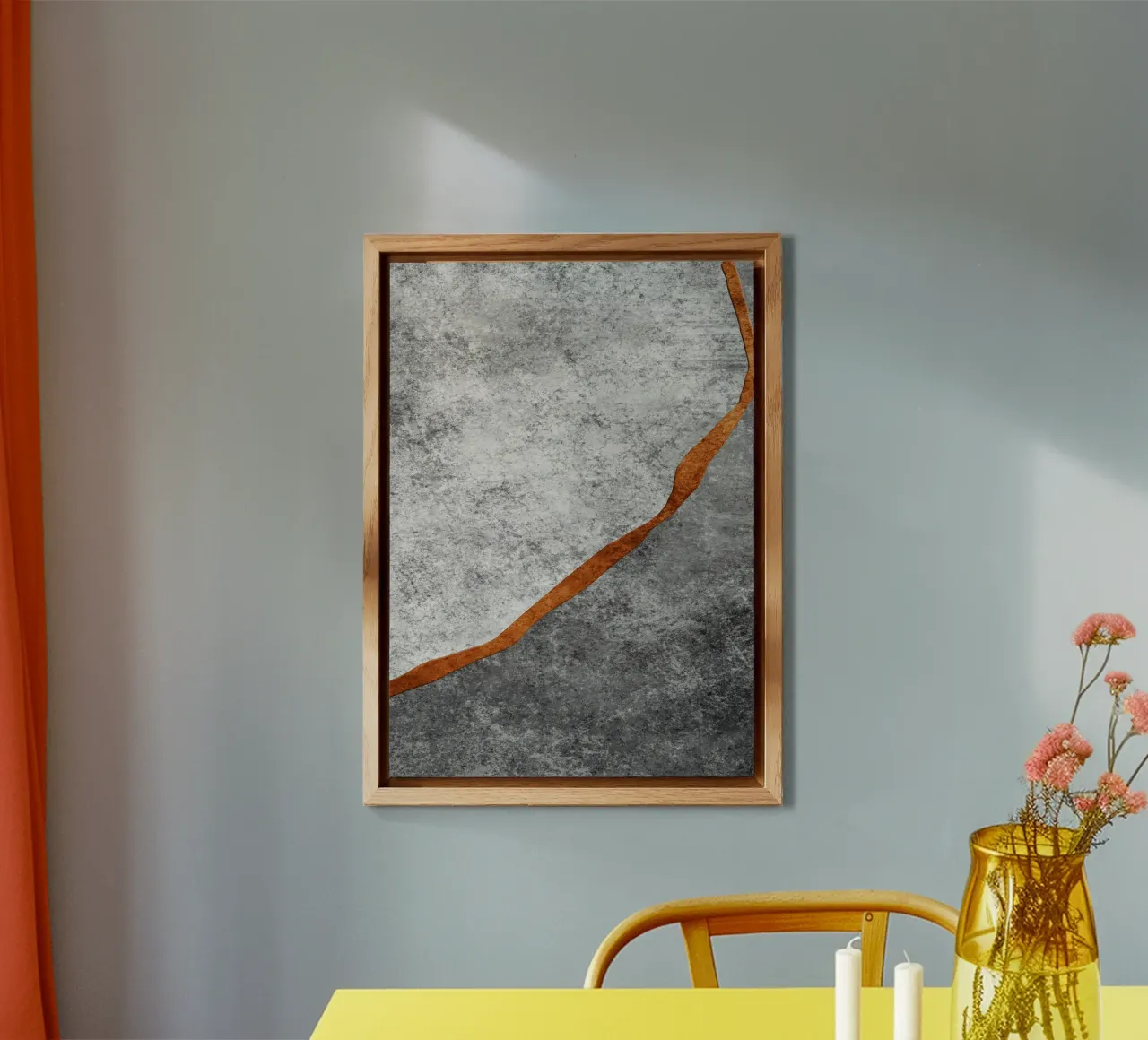 abstract art texture gray cutouts alluminio dibond da vintageshop
