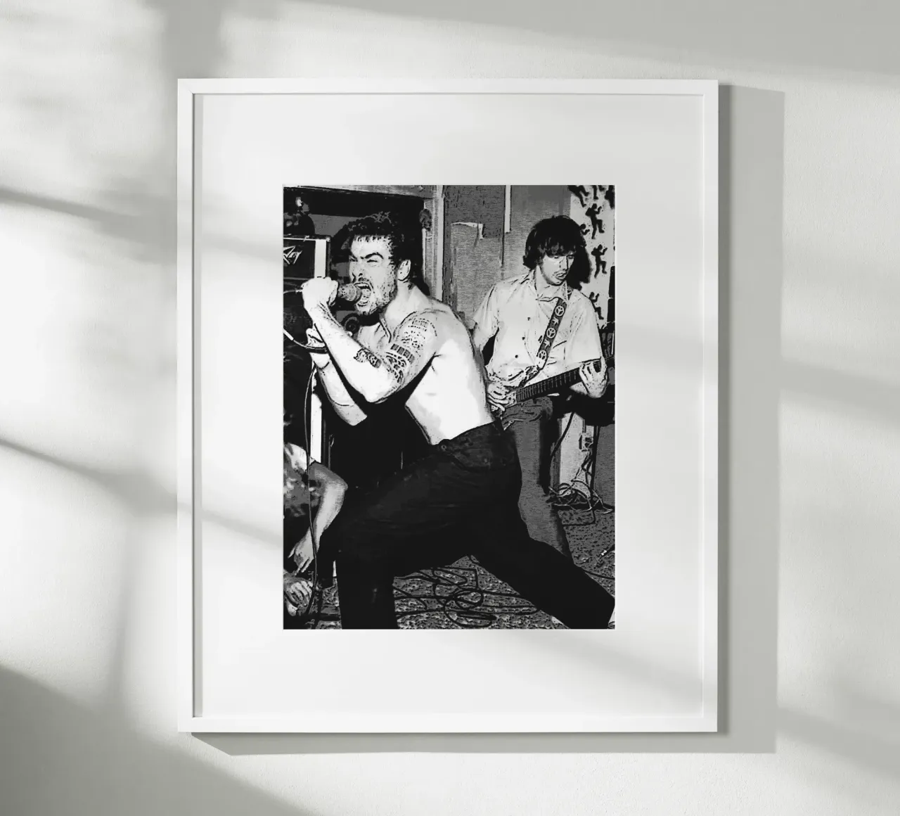 bandiera nera arte della banda poster da vanhesling