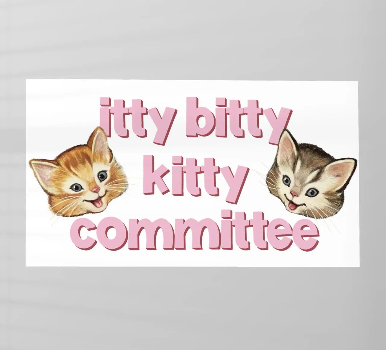 Comitato Itty Bitty Kitty pellicola backlit da Laura Graves