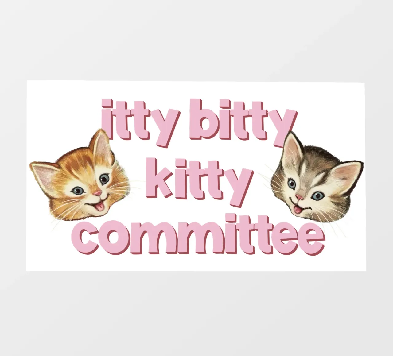 Comitato Itty Bitty Kitty pellicola backlit da Laura Graves