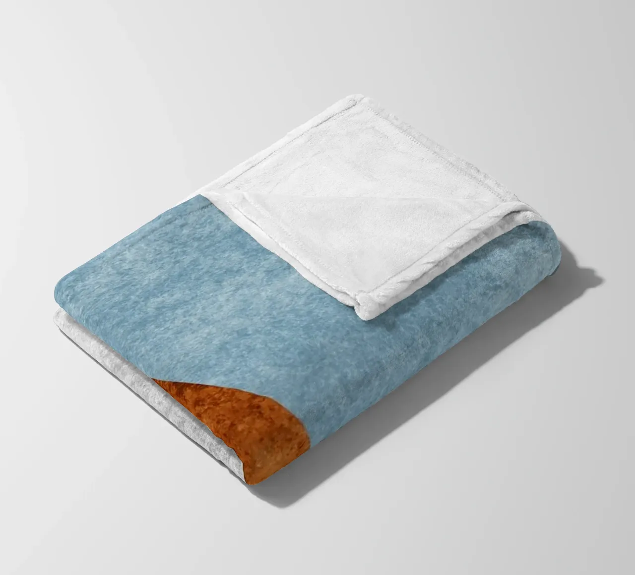 abstract art rust cutouts fleece blanket by vintageshop