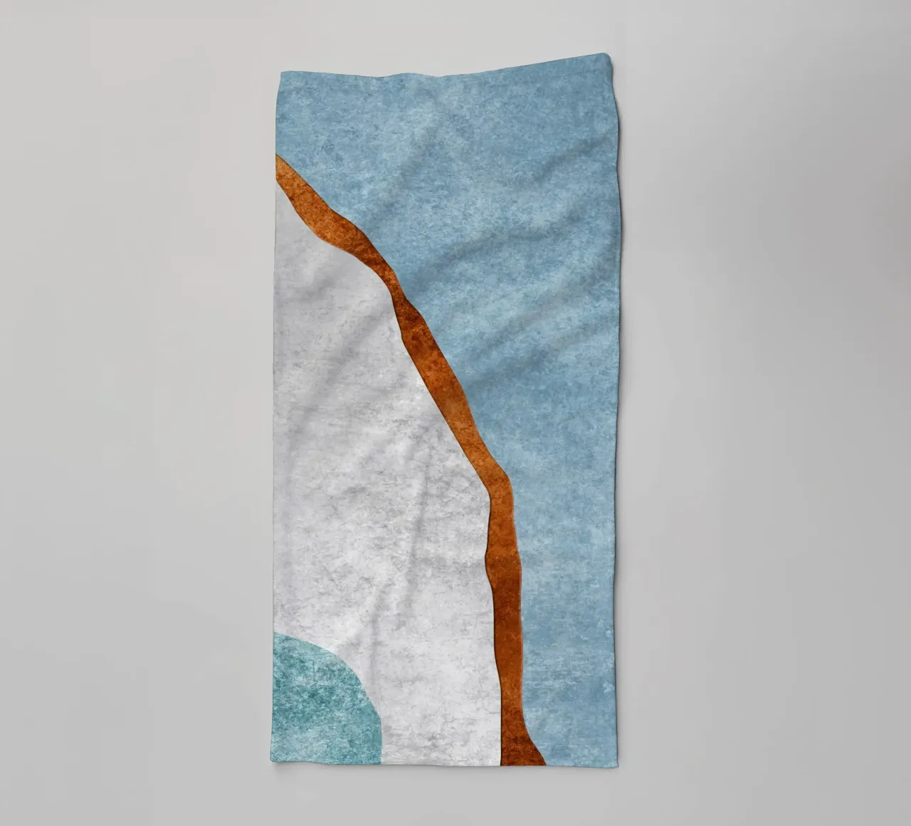 abstract art rust cutouts Handtuch von vintageshop