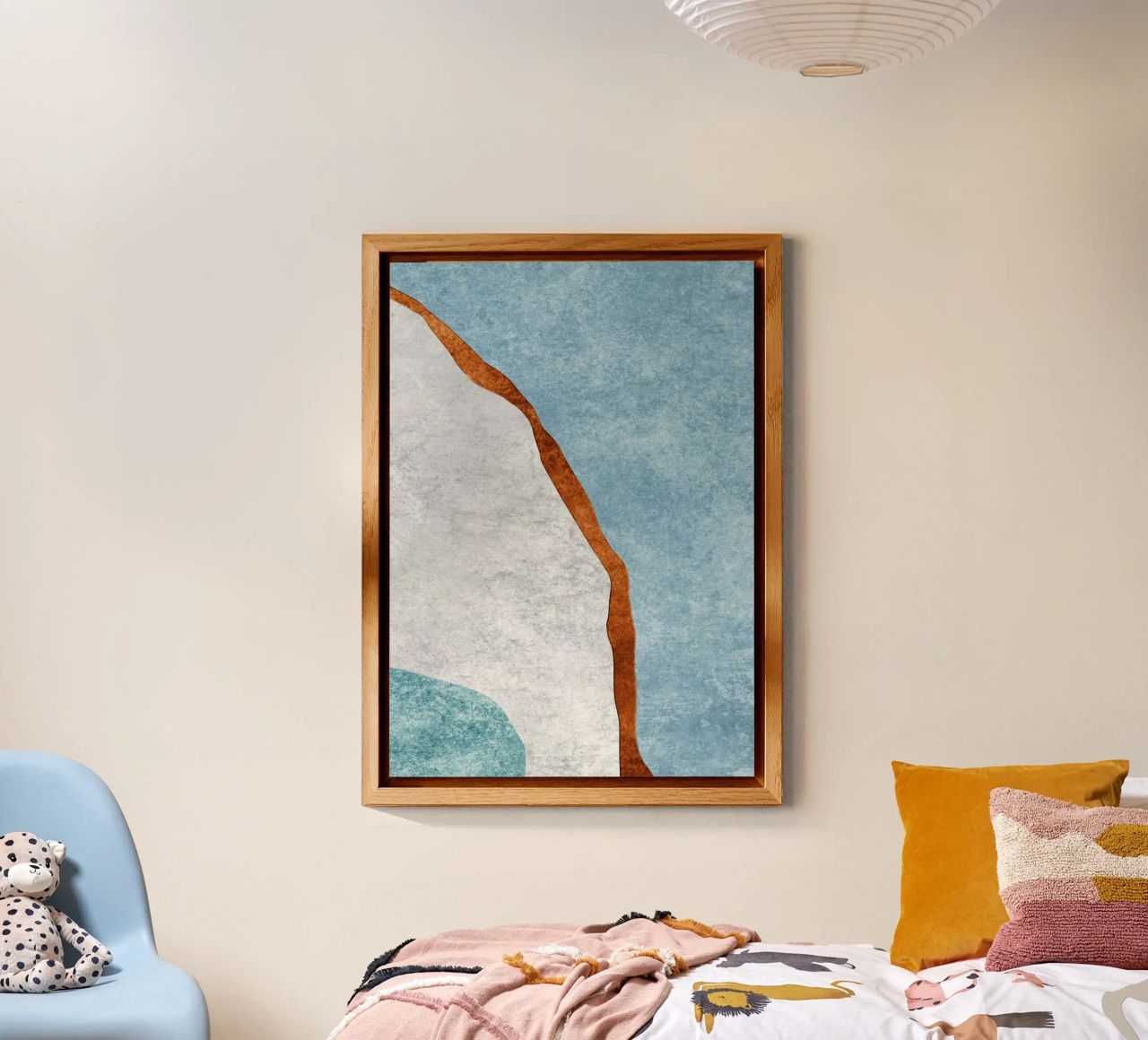 abstract art rust cutouts alluminio dibond da vintageshop