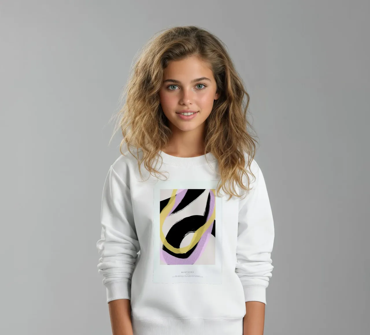 Kintsugi felpa bambino da Pure