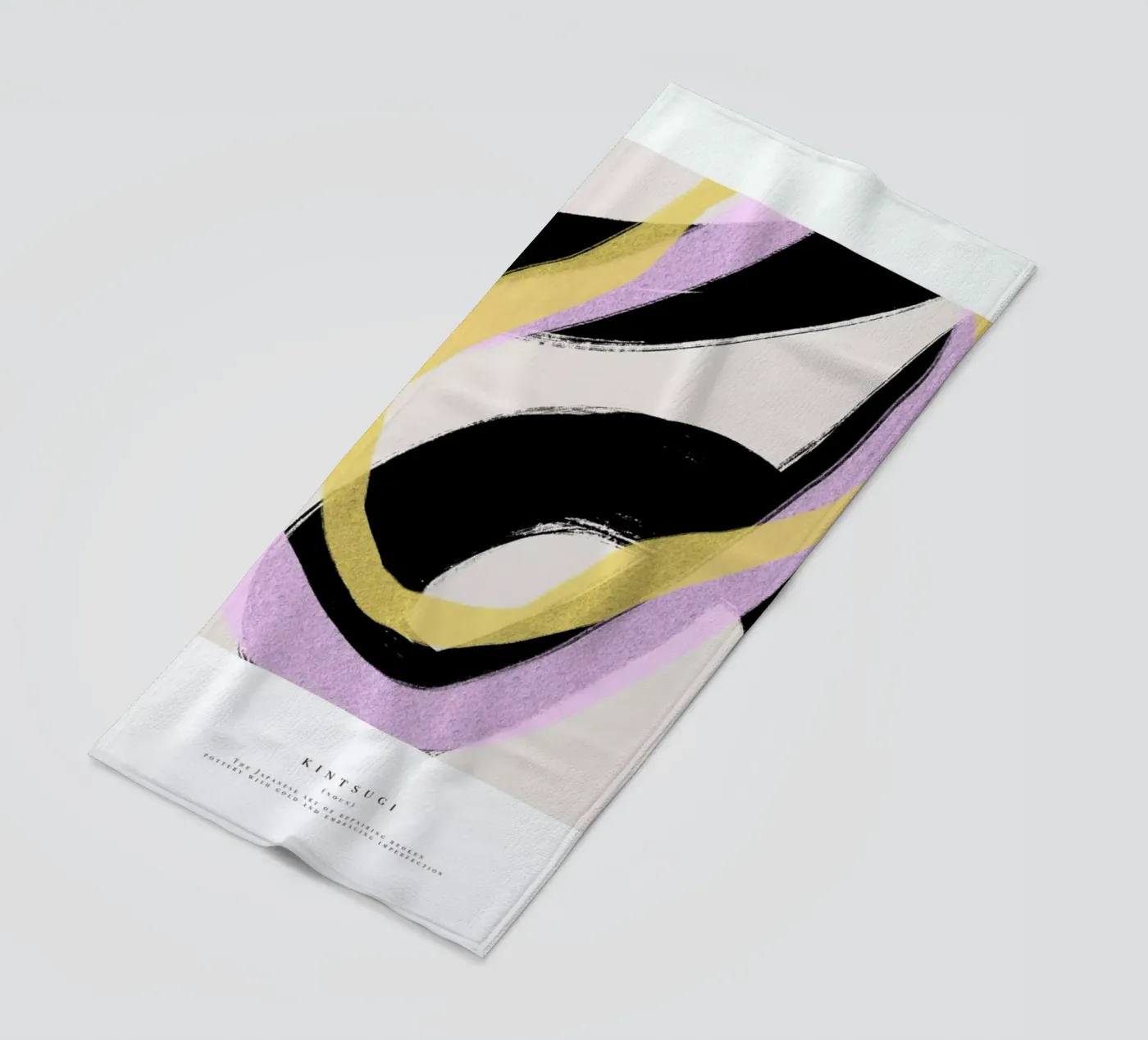 Kintsugi beach towel by Pure