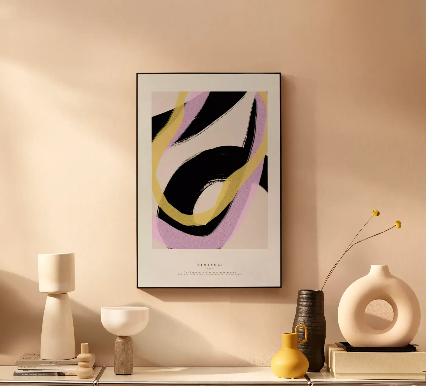 Kintsugi aluminium-dibond van Pure