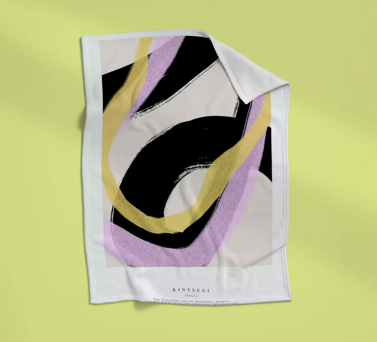 Kintsugi fleecedeken van Pure