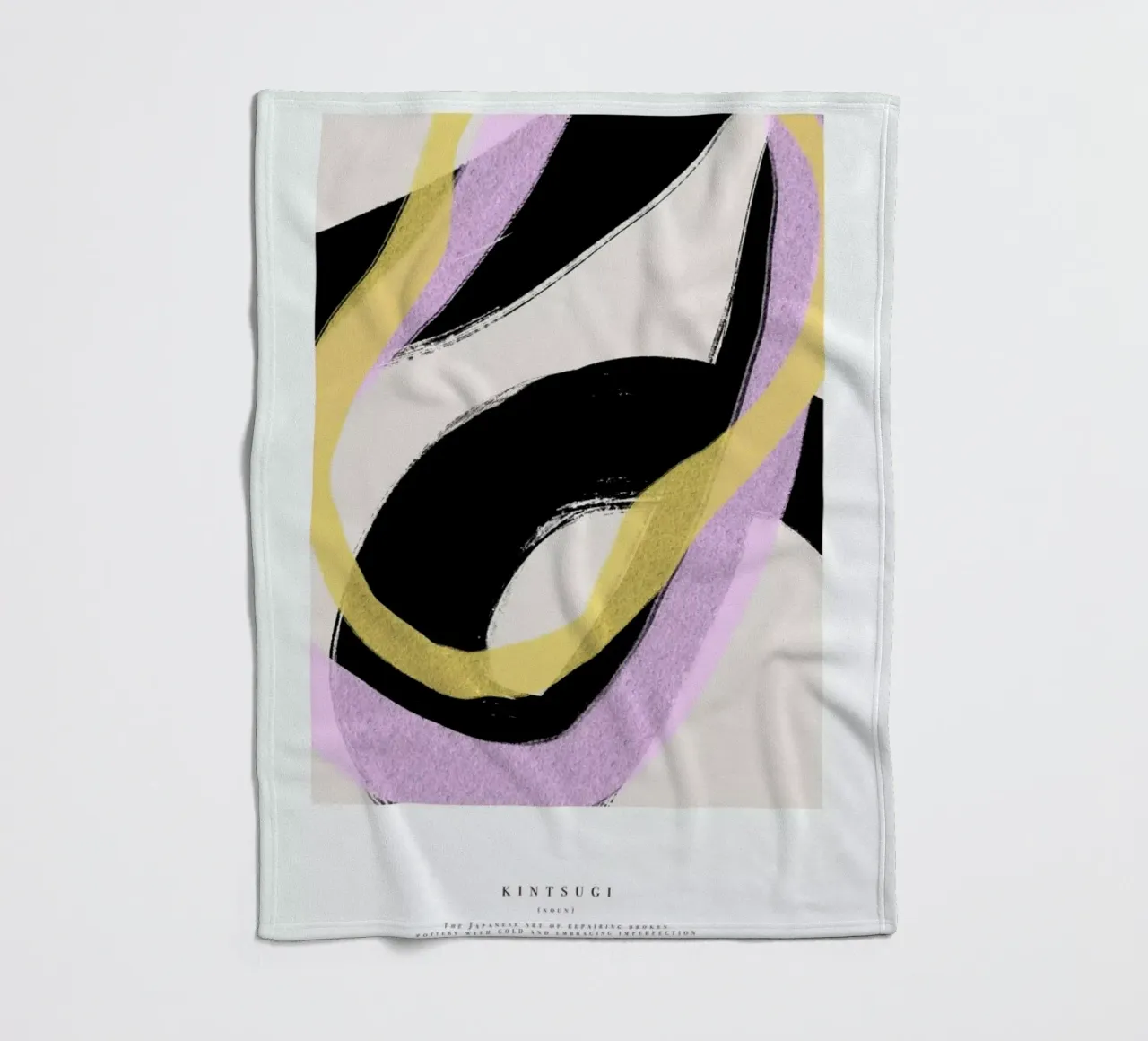 Kintsugi fleecedeken van Pure