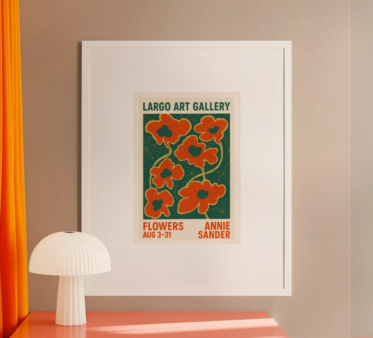 Largo Art Gallery poster con telaio in plastica da treechild