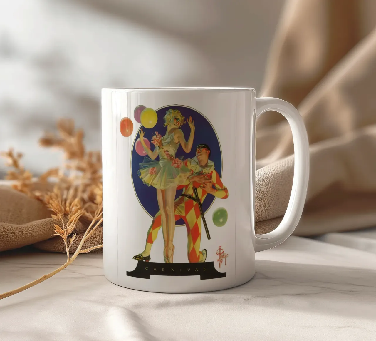 JCL 015 keramische mok van JC Leyendecker