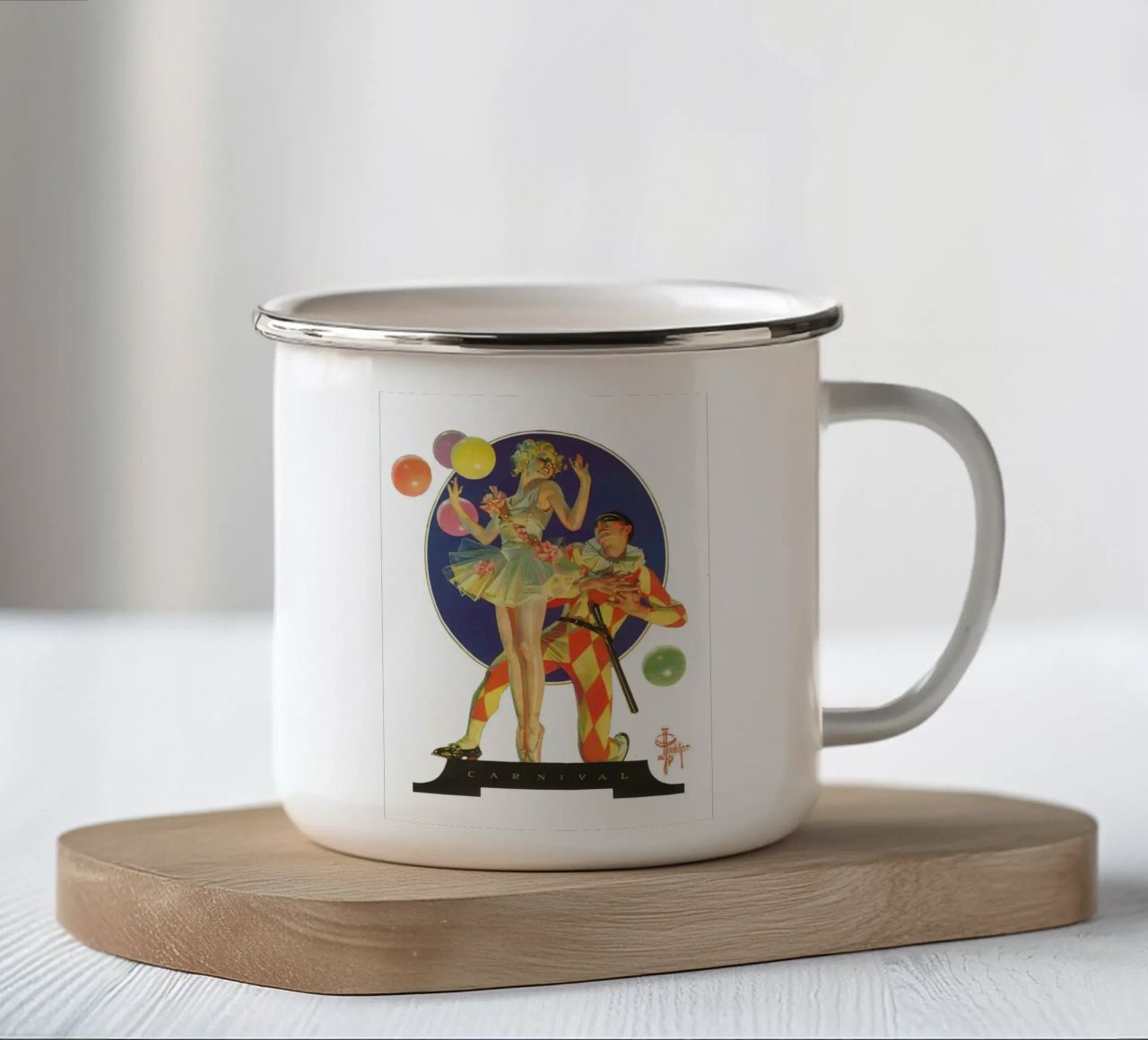 JCL 015 tazza in smalto da JC Leyendecker