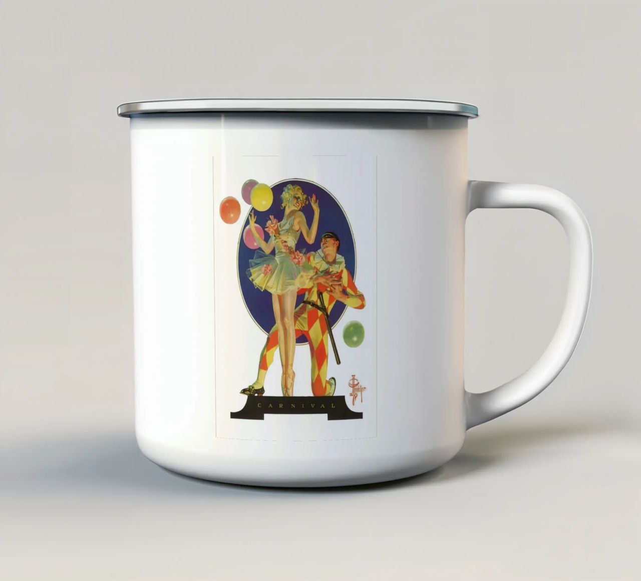 JCL 015 tazza in smalto da JC Leyendecker