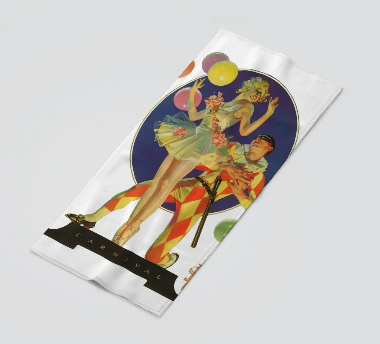 JCL 015 beach towel by JC Leyendecker