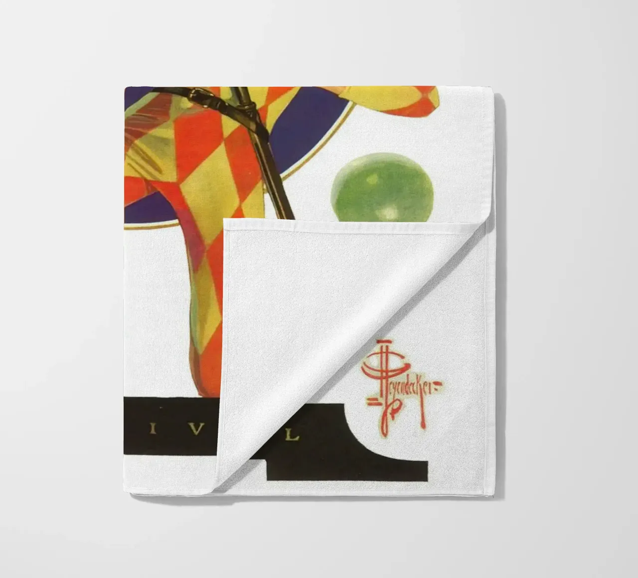 JCL 015 beach towel by JC Leyendecker