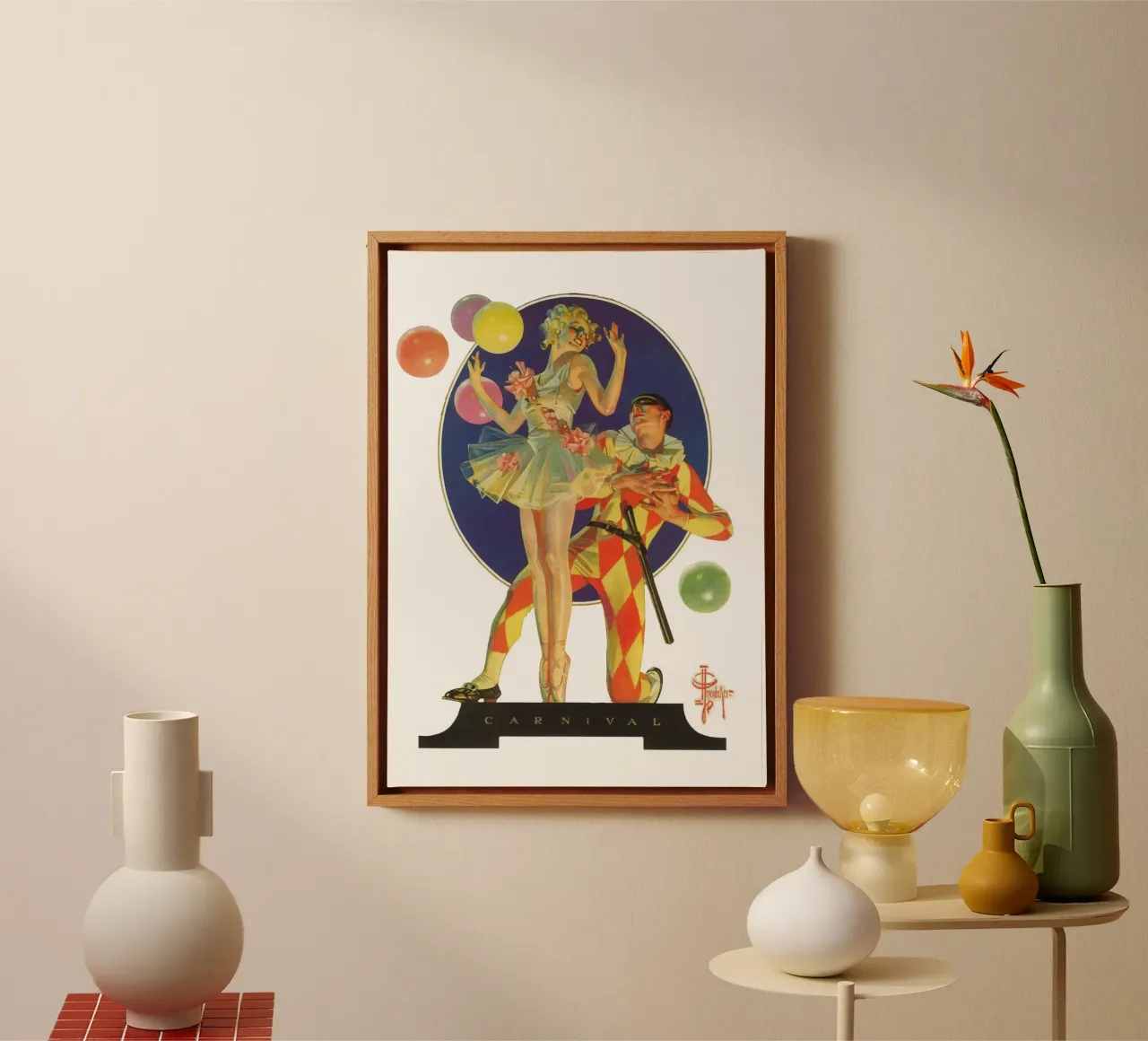 JCL 015 canvas met Baklijst van JC Leyendecker
