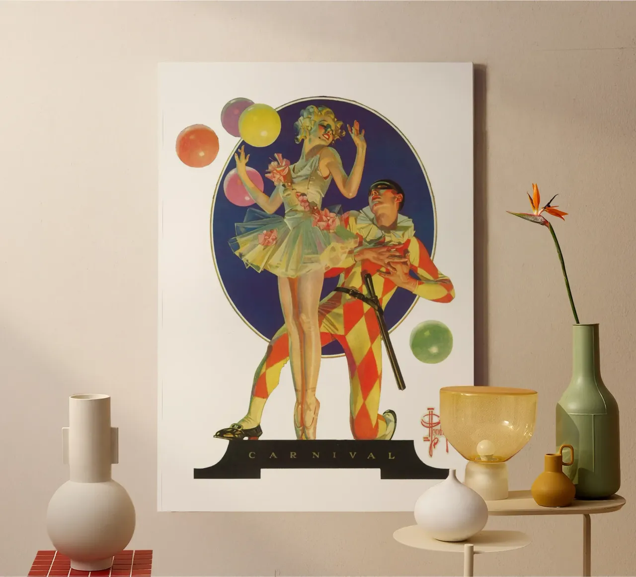 JCL 015 canvas met Baklijst van JC Leyendecker