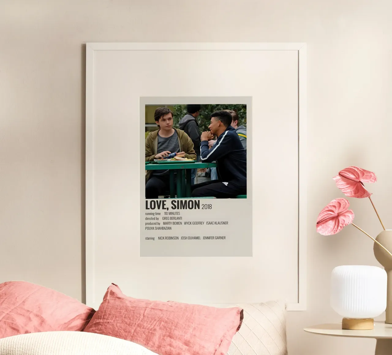 LOVE SIMON 2018 poster da MVFminimalist