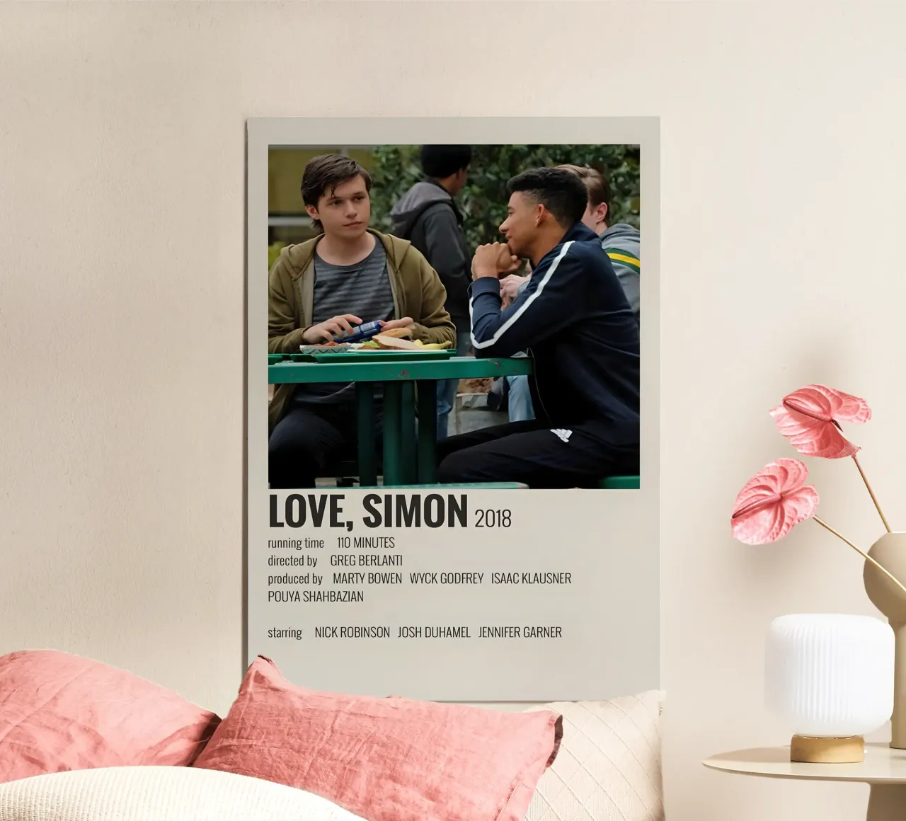 LOVE SIMON 2018 poster da MVFminimalist