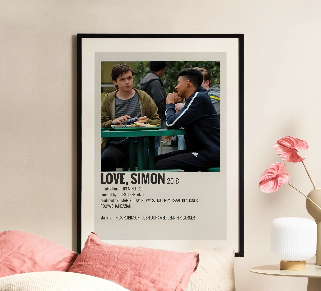 LOVE SIMON 2018 poster da MVFminimalist