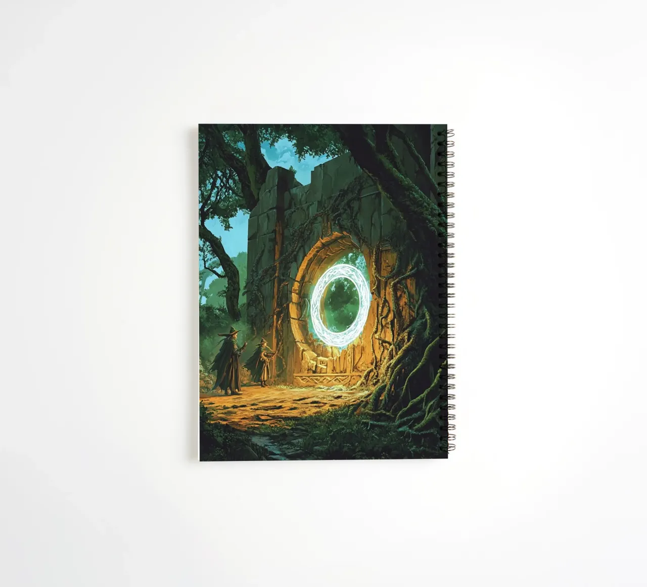 The Elven Gate – Forgotten Paths of Middle-earth spiral notebook by Mittelerde Atelier