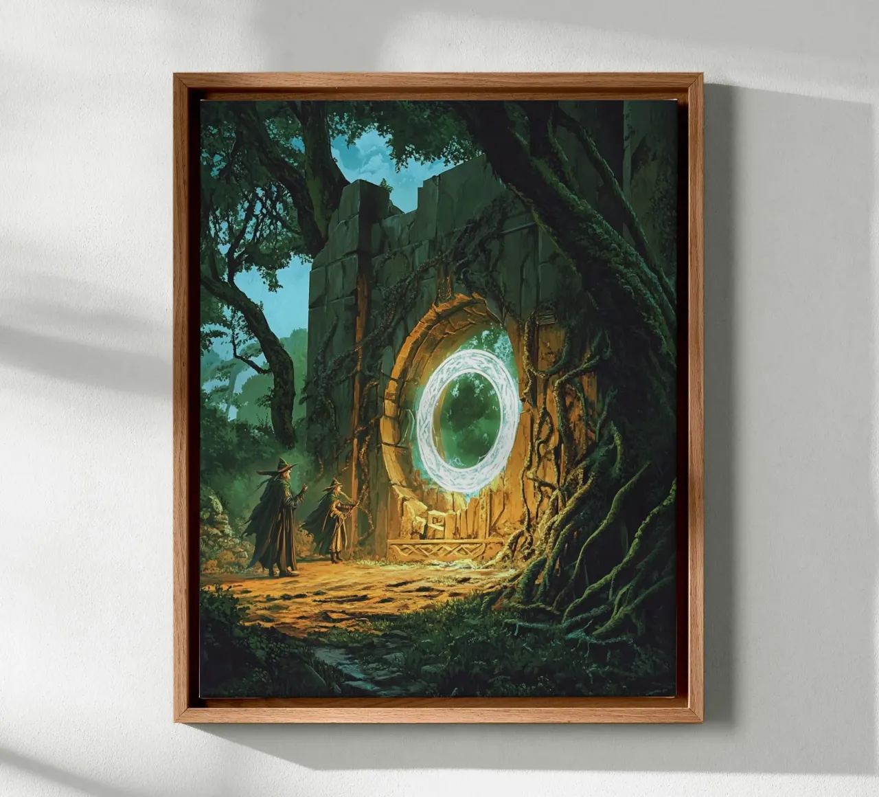 The Elven Gate – Forgotten Paths of Middle-earth canvas by Mittelerde Atelier