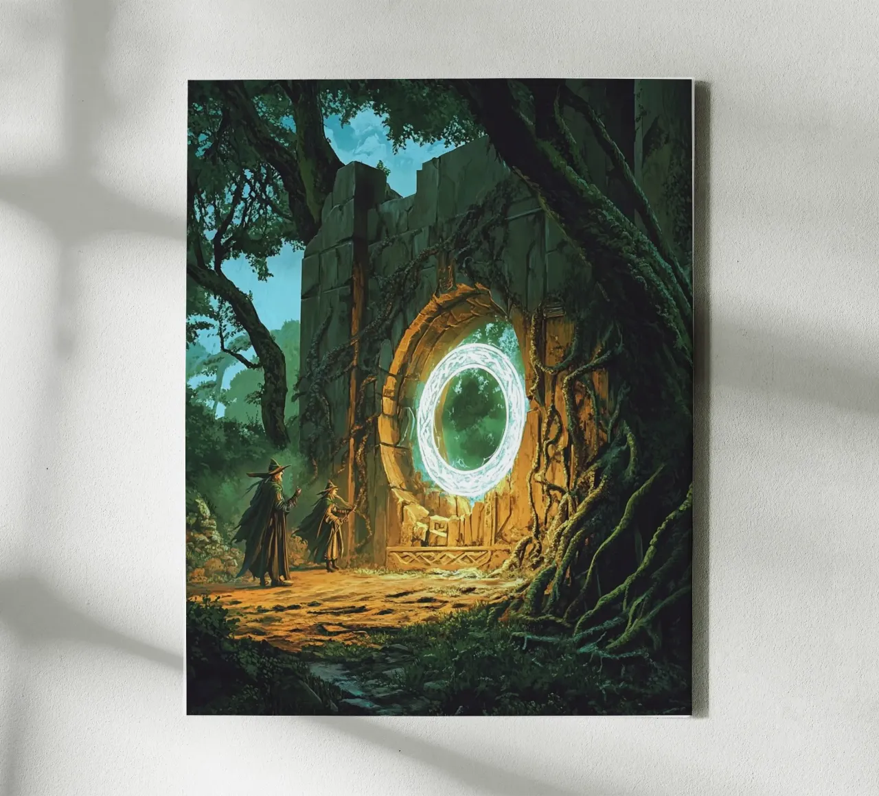The Elven Gate – Forgotten Paths of Middle-earth canvas by Mittelerde Atelier