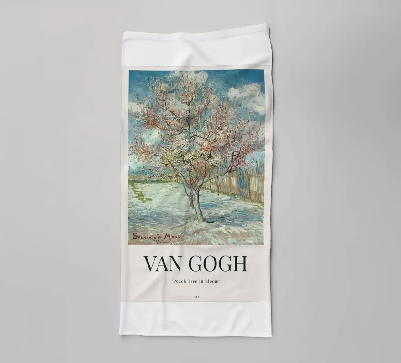 ein Pfirsichbaum in voller Blüte Handtuch von Piper Shop Oke