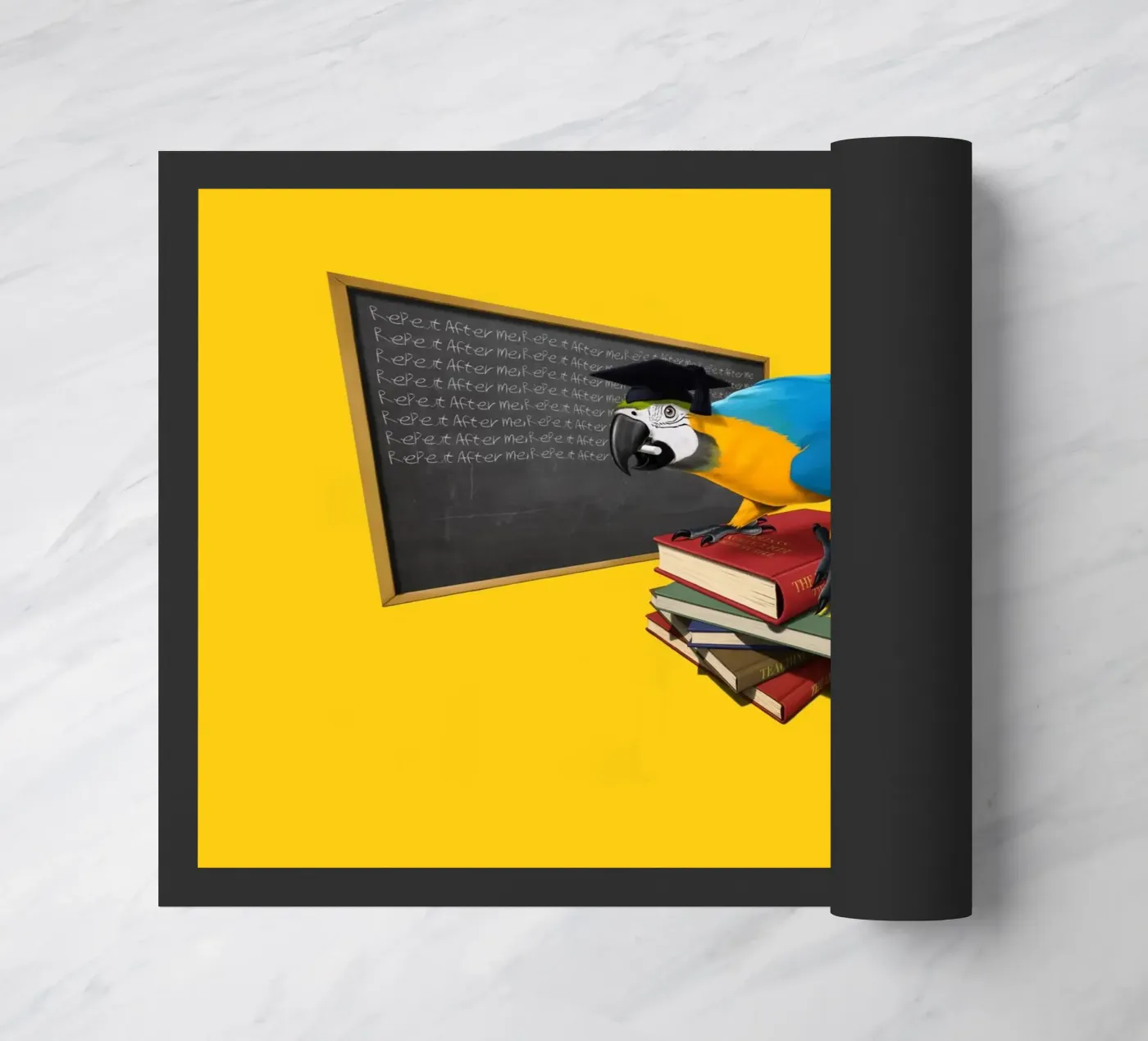 Repeat (Coloured) Fußmatte von Rob Art | Illustration