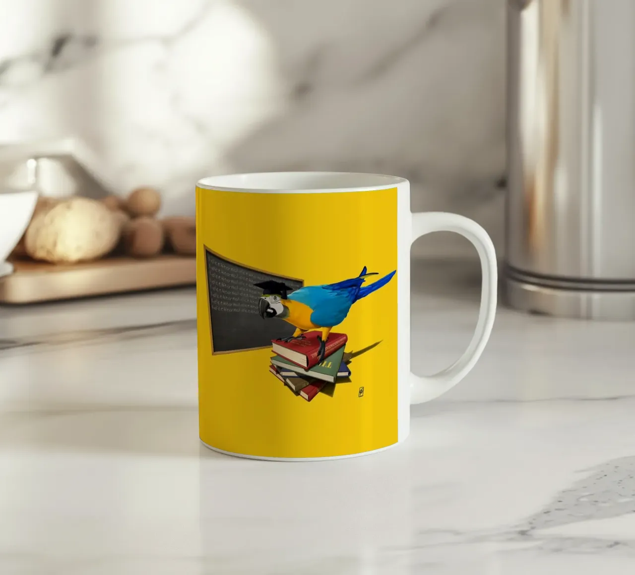 Repeat (Coloured) tazza in ceramica da Rob Art | Illustration
