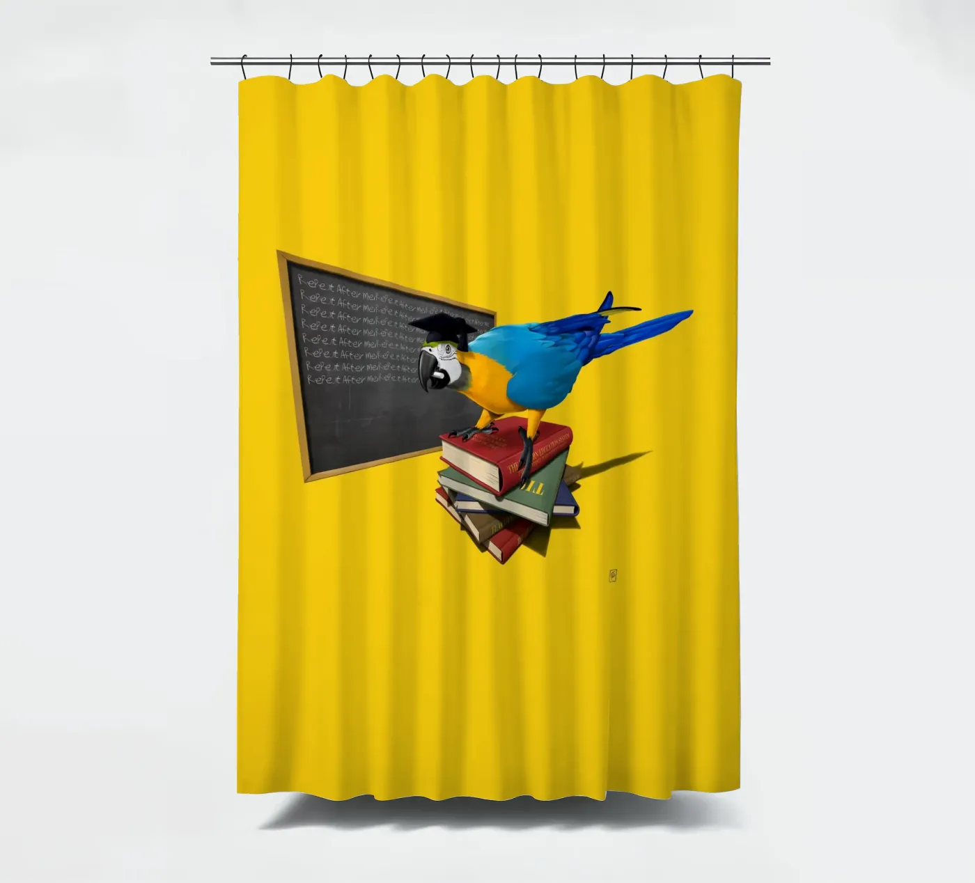 Repeat (Coloured) Duschvorhang von Rob Art | Illustration